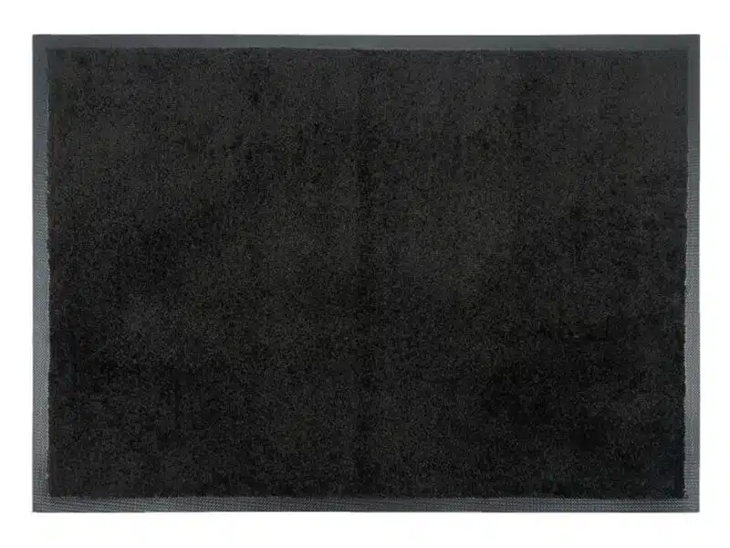 Custom size doormat with borders - Absorba deluxe 7mm - Black