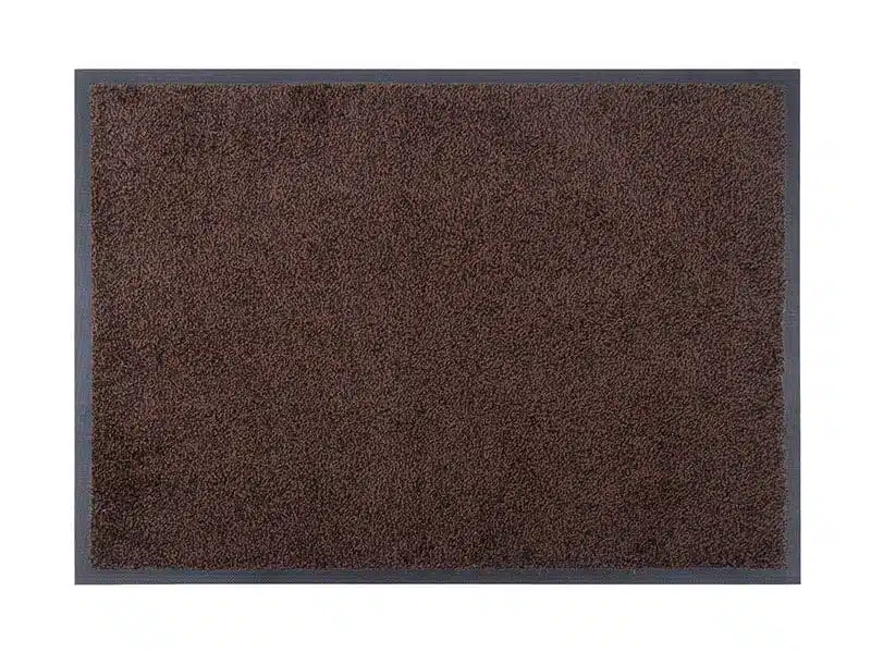 Custom size doormat with borders - Absorba deluxe 7mm - Brown