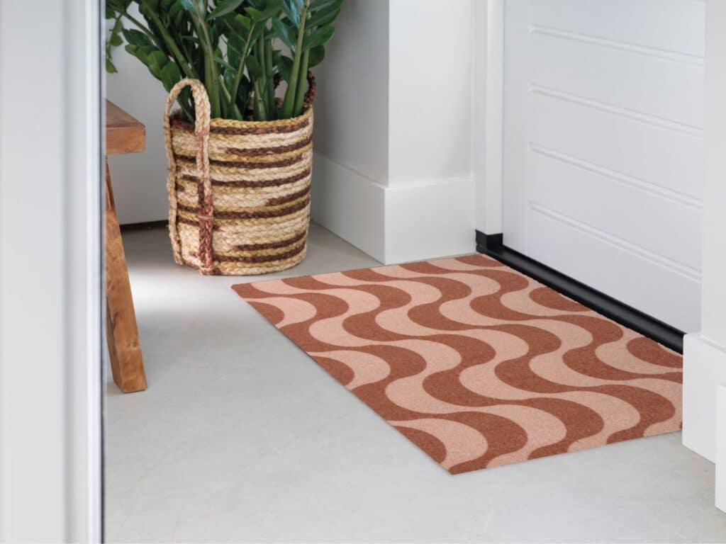 Photo of Mattigo Boogie mat brown doormat at a front door