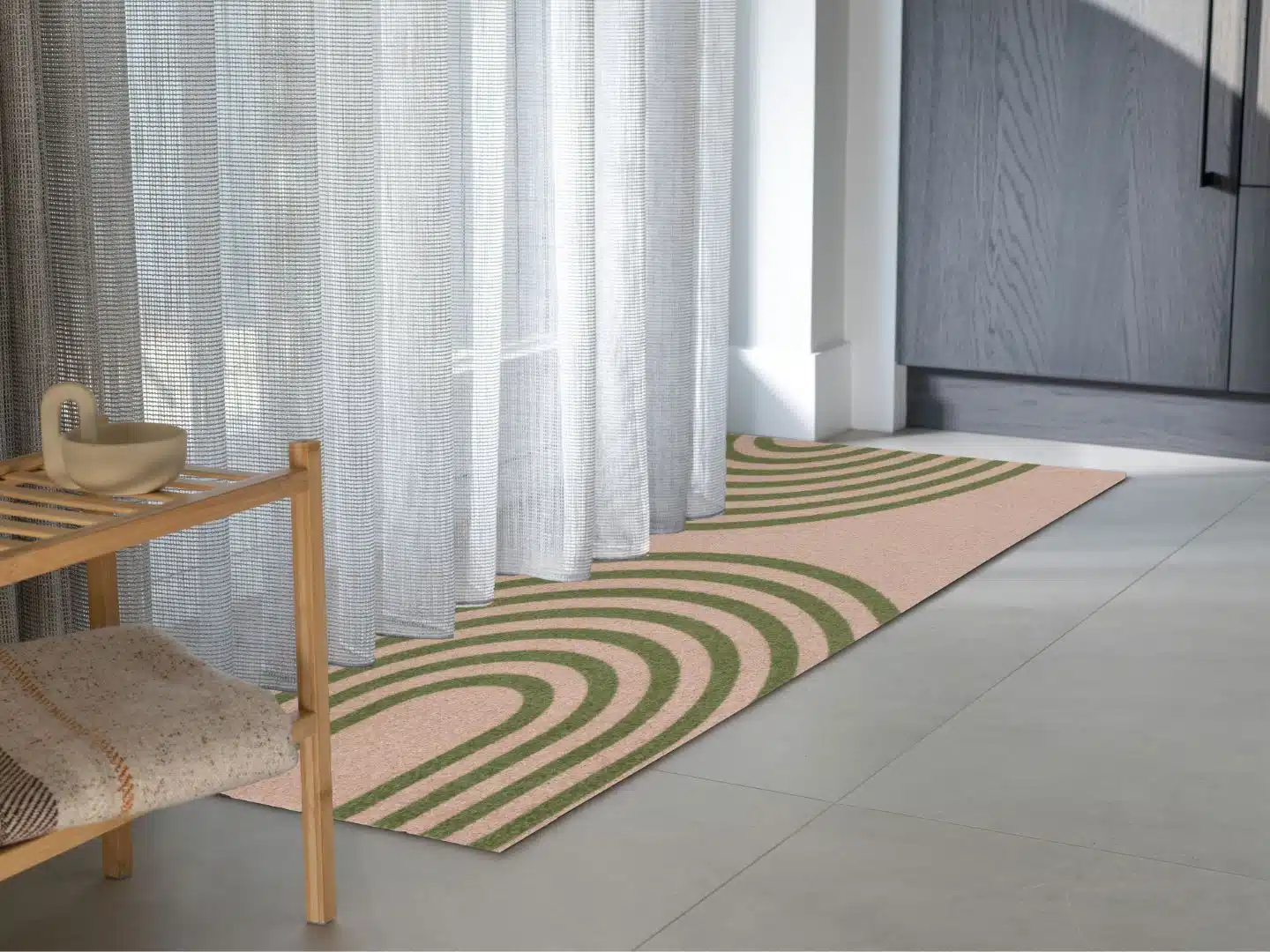 Japandi Doormat Zen - Green | Mattigo